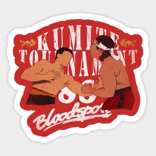 low blow kumite vintage Sticker